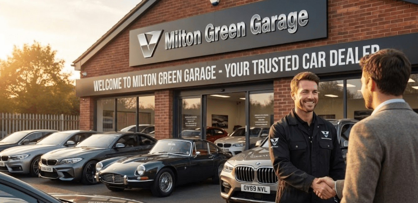 Customer service team at Milton Green Garage
